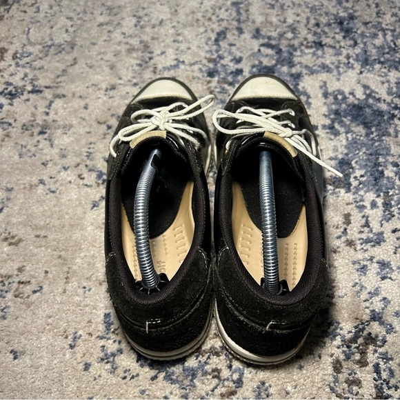 Crocs Black Karlson Lace-Up Gold Shoes Size 7 - Picture 7 of 11